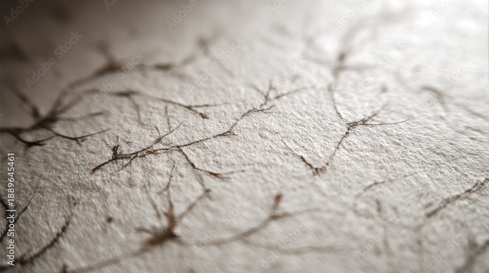 Fototapeta premium Close view of natural fibers showing patterns on a textured surface in a soft light setting during the afternoon