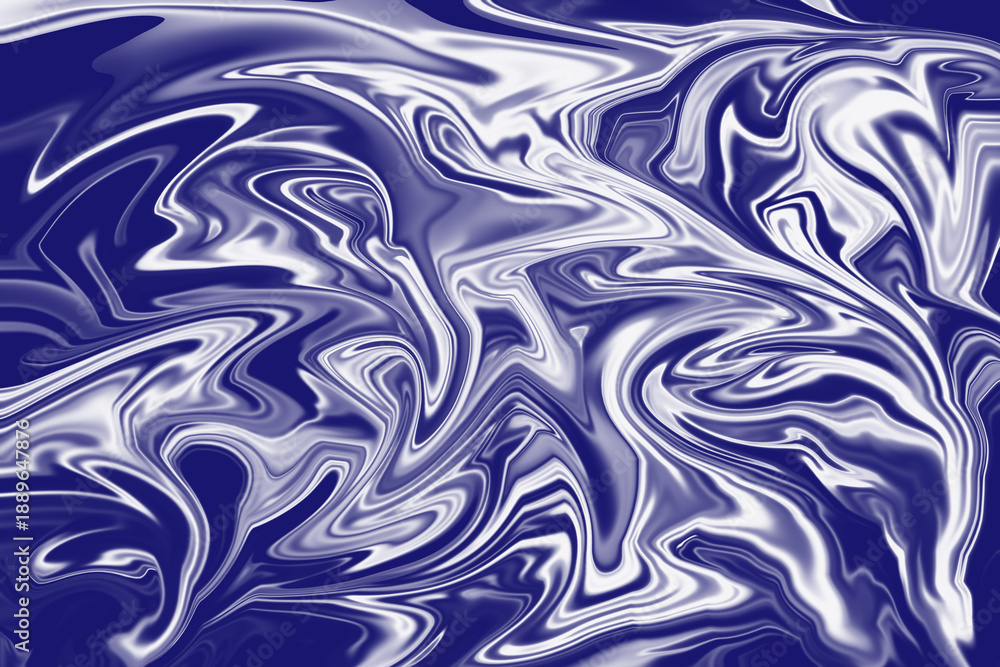 Fototapeta premium Abstract Blue and White Swirl Texture Design