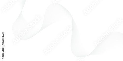 Abstract white line blend transparent technology business wavy waves flow background. minimal paper grid web smooth line. digital vector web soundwave pattern texture.