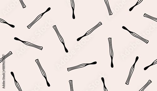 Cute matches pattern background vector design