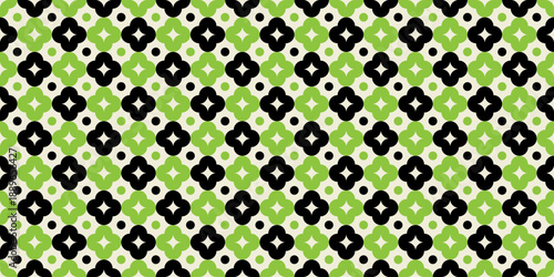 Retro flowers background. Seamless pattern. Vector. レトロな花のパターン