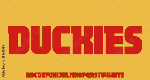 unique font vintage retro bold typeset classic