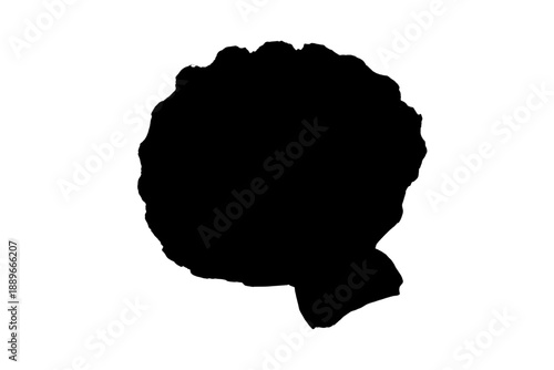 Silhouette of a brain