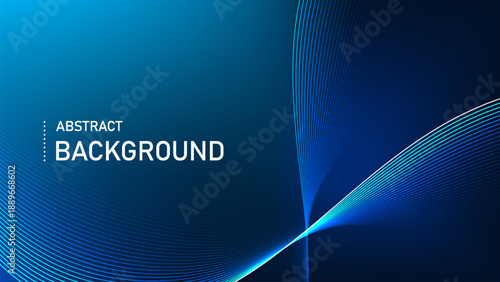 Abstract Technology Background with Data Wave Flow Arrangement, Digital Data Technology Concept for Poster, Brochure, Website, High Tech Network, Modern Vector Illustration, Innovation Presentation