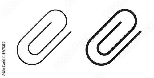 Clip icon element for design projects