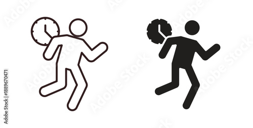 Busy icon element for design projects