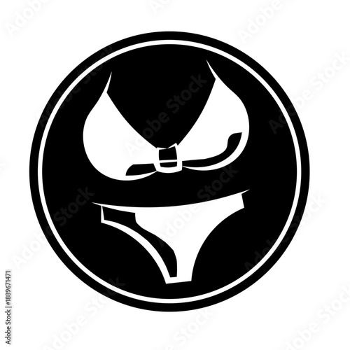 Icon feel with summer time and white background