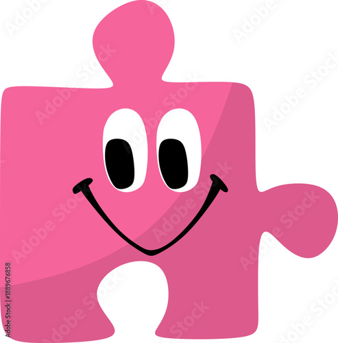 Toy Puzzle Character Illustration