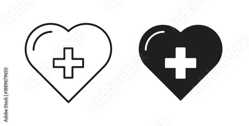 Health care icon element for design projects
