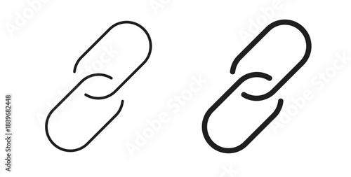 Link icon element for design projects