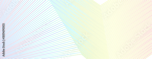Colorful minimal curved lines abstract technology background