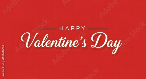 Happy valentine's day wishes greeting card with romantic typography