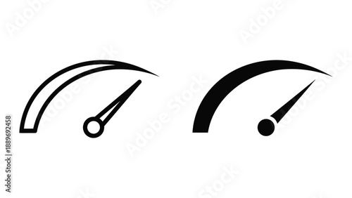 Speedometer icons representing measurement