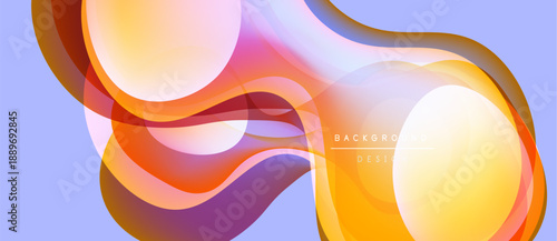 Abstract fluid shapes, vibrant colors blend. Soft gradients create dynamic composition. Modern design element for backgrounds.