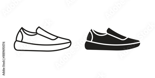 Shoes icon element for design projects