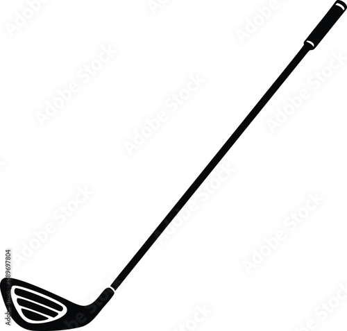 Black Golf Club with Hollow Head and Shaft