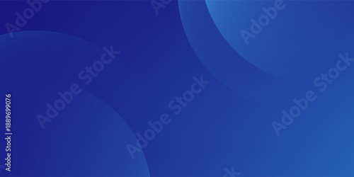 Abstract blue background with circles. Vector illustration