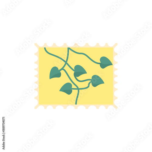 Vintage Nature Postage Stamp