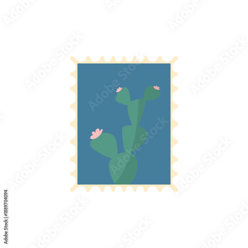 Vintage Nature Postage Stamp