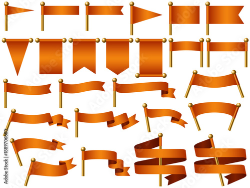 旗、m9オレンジ