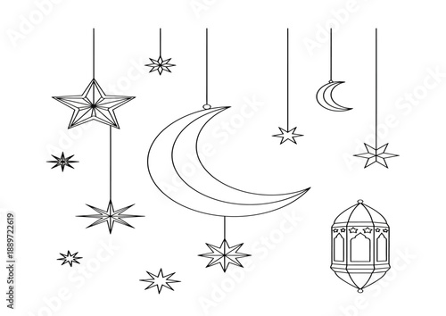 Celestial mobile decoration