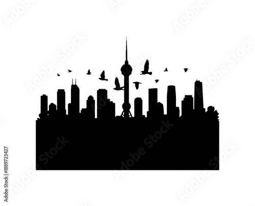 City Skyline Vector Illustration