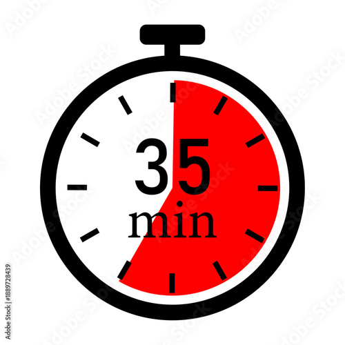 Time running out on 35-minute countdown timer