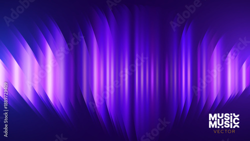 Abstract Digital EQ Music Equalizer. Sound Wave Design Element. Speaking Sound Wave Vector Illustration. Artificial Intelligence AI Assistant Voice Visualization.