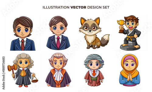 Colorful Traditional Japanese Kimonos and Cultural Attire