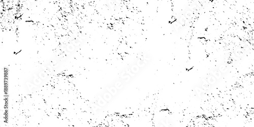 White, black dust overlay distress grungy grain, noise effect paint wall. small particles of debris and dust. crack and scratch dust paint concrete wall. subtle halftone grunge urban texture vector.