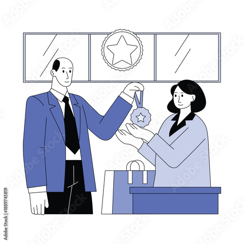 HR Discussion Meeting Vector Illustration EPS 10 File