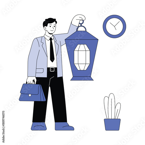 Employee Recruitment Vector Illustration EPS 10 File