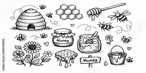 Vintage collection of hand drawn vector sketches featuring a set of wine illustrations alongside restaurant icons like bread, pizza, and coffee for a doodle style food and drink design pattern

Would 