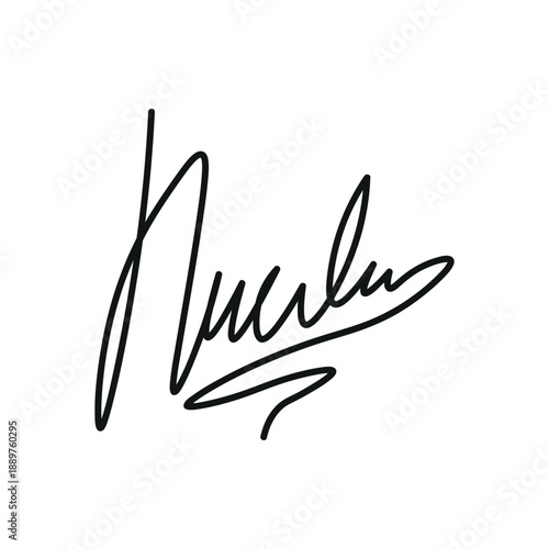 Handwritten Signature