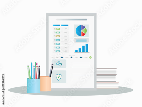 Corporate Equal Pay Framework Financial Report with Data Visualization and Audit Analysis