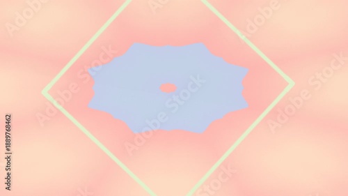 Fading Pastel Gradient Background with Geometric Diamond Shape Animation
