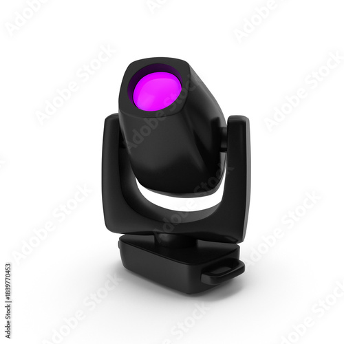 Purple focus spot lighting