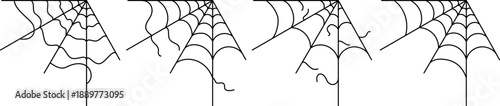 Corner cobweb icons