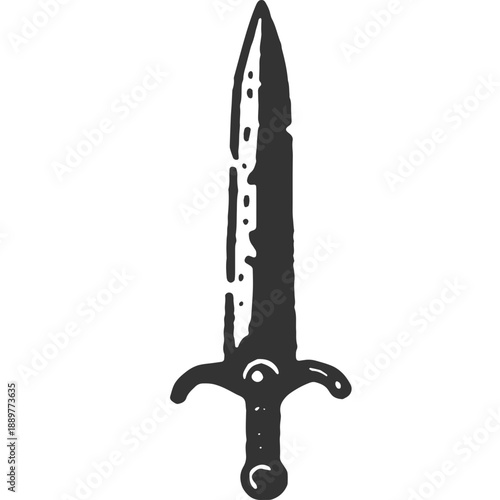 New World an Old Divide Vintage Illustration Vector