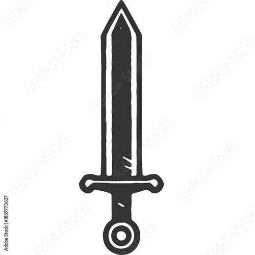 New World an Old Divide Vintage Illustration Vector