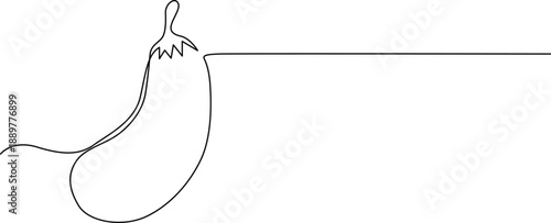 Illustration of an eggplant Vector
