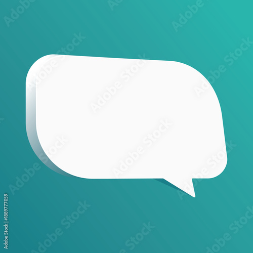 Speech bubble blank frame, text quote box, message