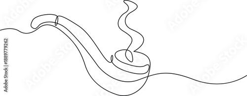 Illustration of a serpentine pipe Vector