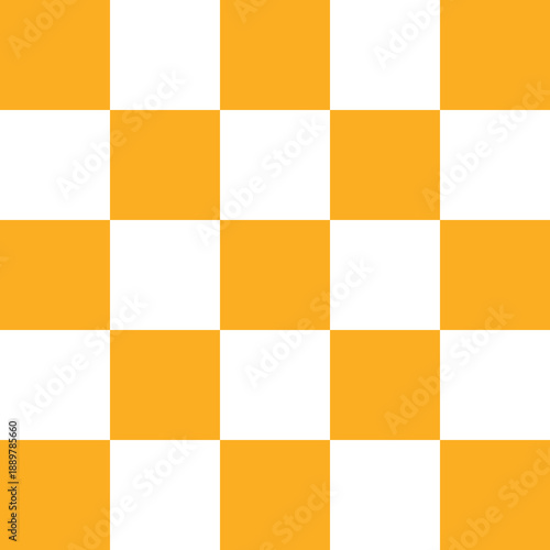 Yellow and White Checkerboard Pattern Retro Background