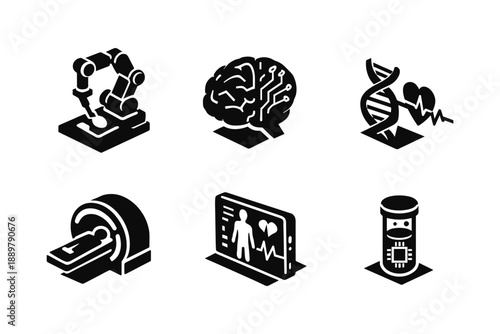 Biotechnology and Medical Icons