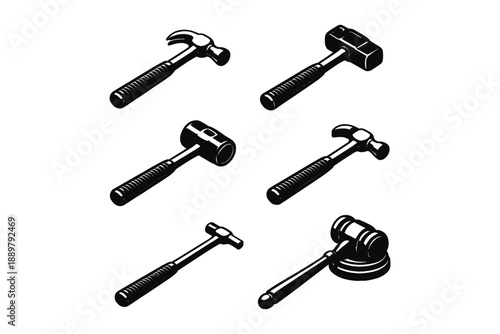 Collection of Hammers and Mallet
