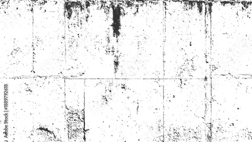 Grungy concrete wall with dark stains and vertical lines grunge texture background