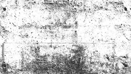 Grungy black and white textured concrete surface with fine grain and subtle cracks grunge