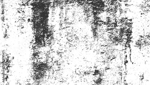Black and white textured grunge background with rough concrete surface and dark distressed patches