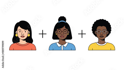 Illustration of diverse people united against racial discrimination on International Day of Elimination, promoting anti-racism awareness